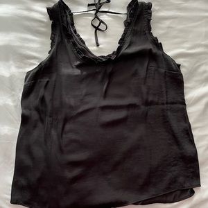 Lauren Conrad ruffle edge tank